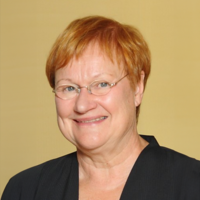 Leadership council member Tarja Halonen